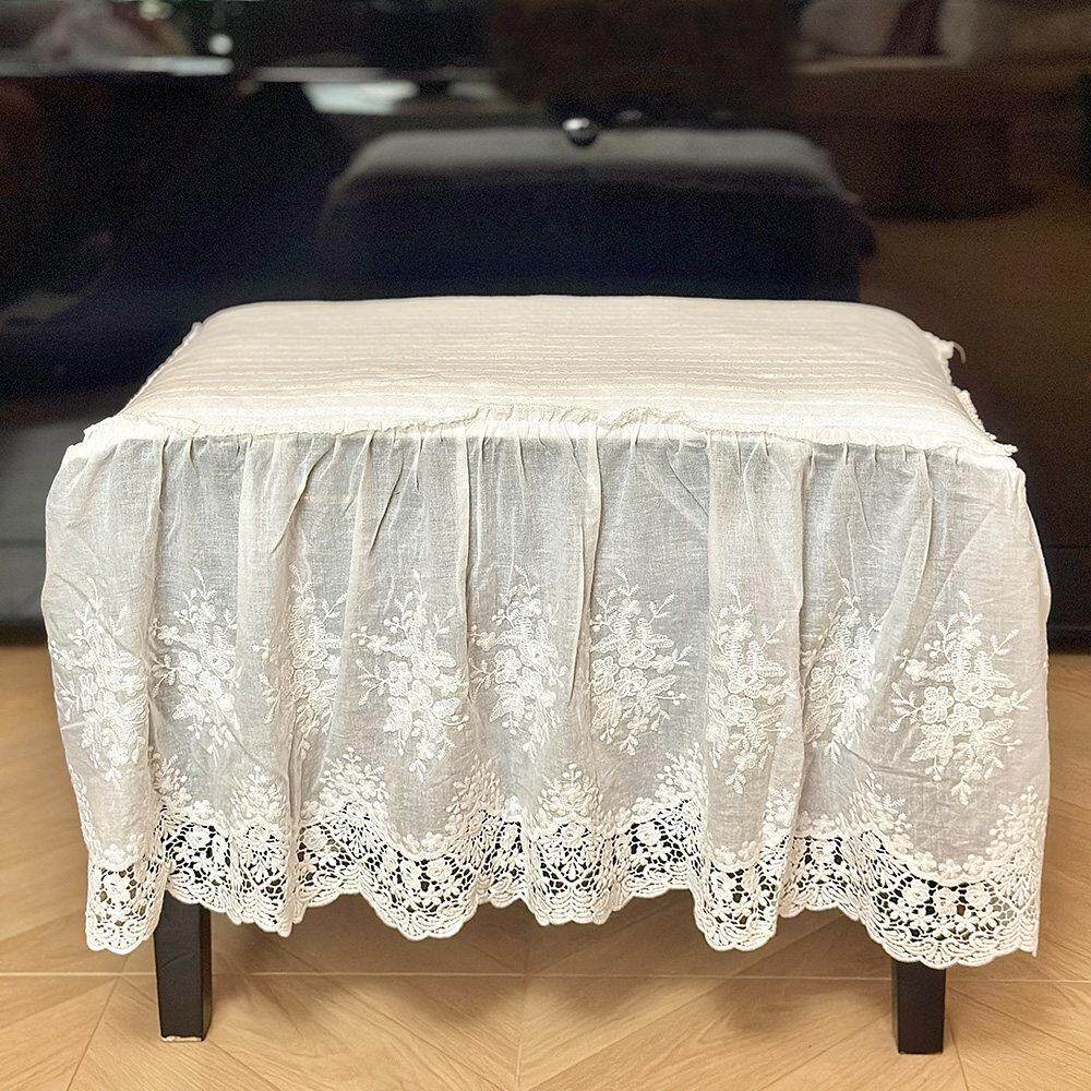 季卡芙法式钢琴罩中古风盖布提花防尘罩欧式盖巾钢琴装饰床包