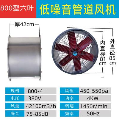 轴流管道风机强力排风扇工业风机大功率换气扇工业高速纯铜排气扇