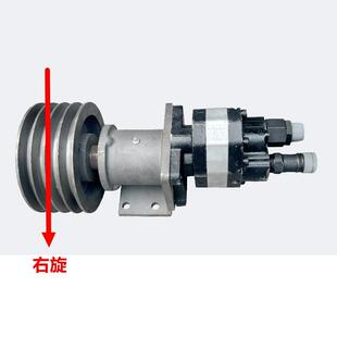 CB-FC32/40/50/63后进后出液压齿轮泵总成三槽四槽加固型泵座支架