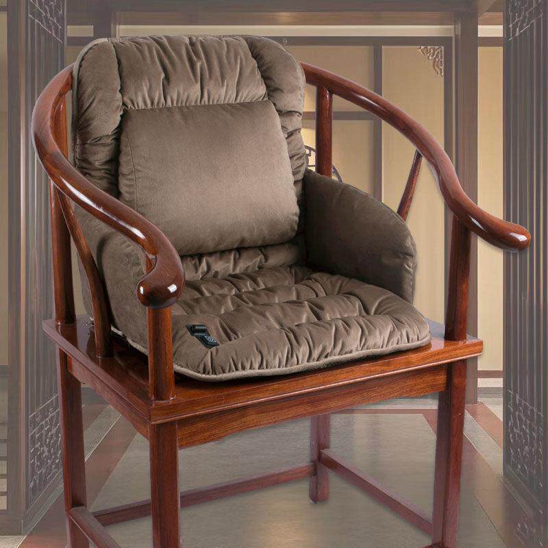 新中式沙发椅垫实木椅子加厚软垫茶椅太师椅圈椅坐垫靠背护腰一体