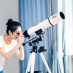 极蜂专业观星观景高分辨率可连手机大口径天文望远镜圣诞节送礼物