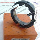 Rm52 r型径向锁紧螺母精密螺丝轴承紧固圆螺母Swt 1.5P