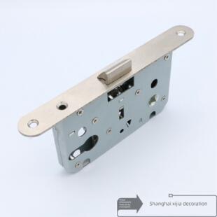 把手门锁舌锁锁芯压力把手锁防盗门门锁7250单舌锁体圆头重弹簧五