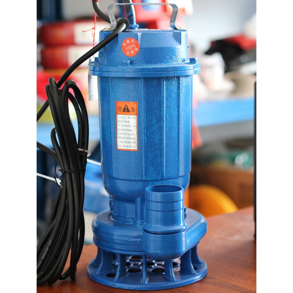 污水泵220v380V三相小型家用抽粪泥浆排污农用抽水机潜水泵高扬程