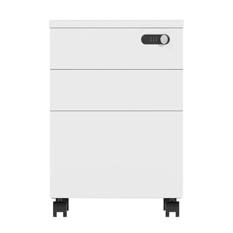 活动柜木质办公室储物柜现代简约主机柜资料收纳密码锁柜
