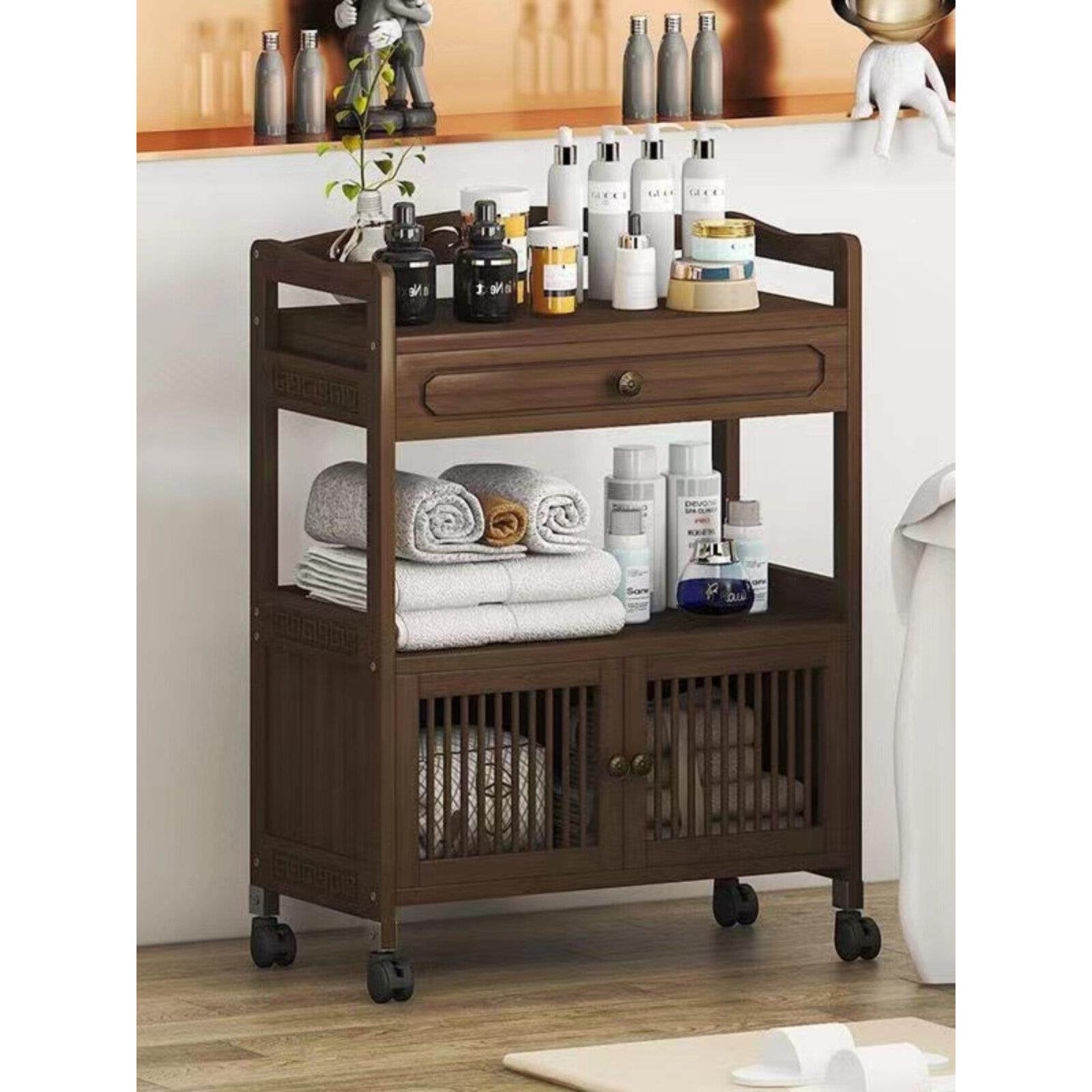 美容车小推车容院专用理疗店仪器收纳柜置物架子高档美甲工具车手