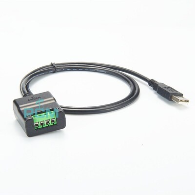 USB转RS485/422/232串口线带接线端子免焊通讯模块串口转换器接头