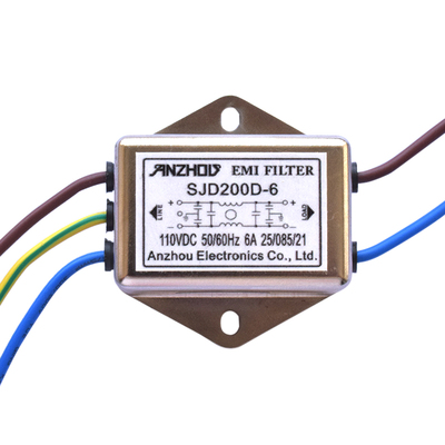 安州 SJD200D-1A3A SJD200D-6A10A 单相直流滤波器 6V12V24V100V