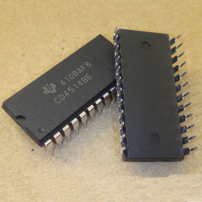 全新 CD4514BE CD4514 DIP-24 TI 逻辑IC芯片 现货 可直拍