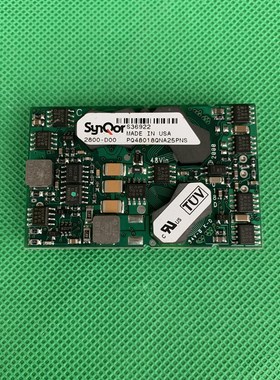 全新拆机 SYNQOR PQ48018QNA25PNS 48转1.8V 25A 正逻辑 电源模块