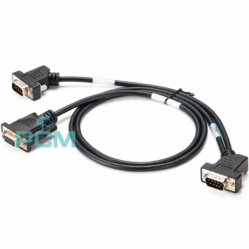 CAN汽车总线数据记录仪连接线LIN Flexray连接线DB15母转DB9公头