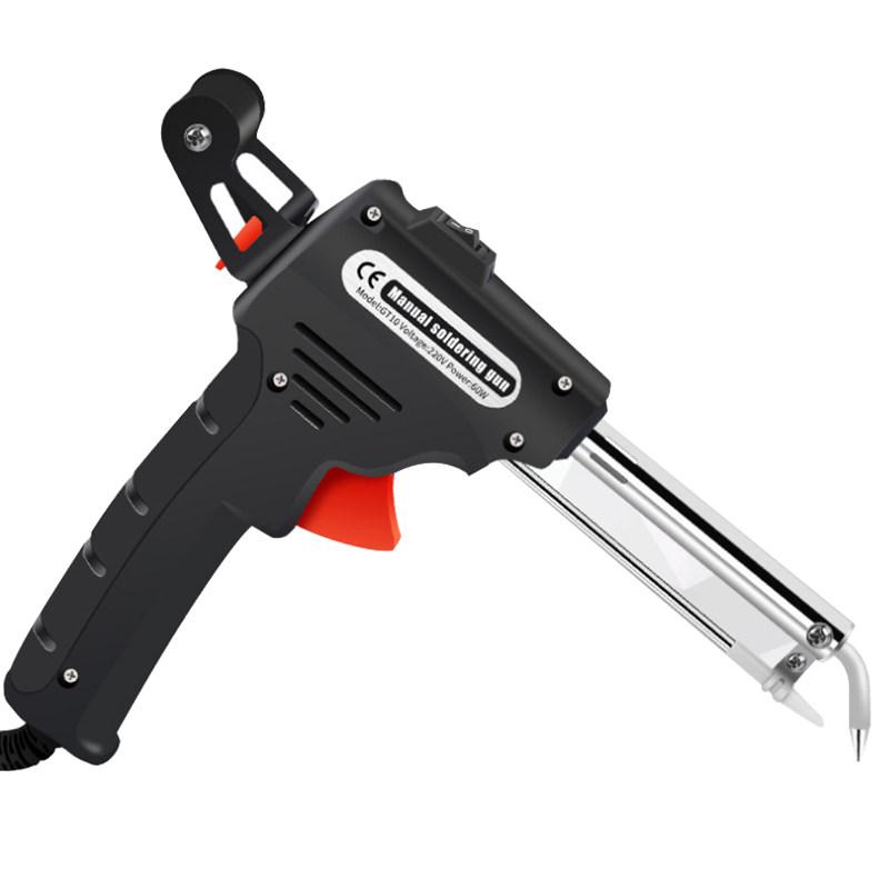 60W工业级手持自动发热芯出锡枪电烙铁外热内热式快速电焊上锡