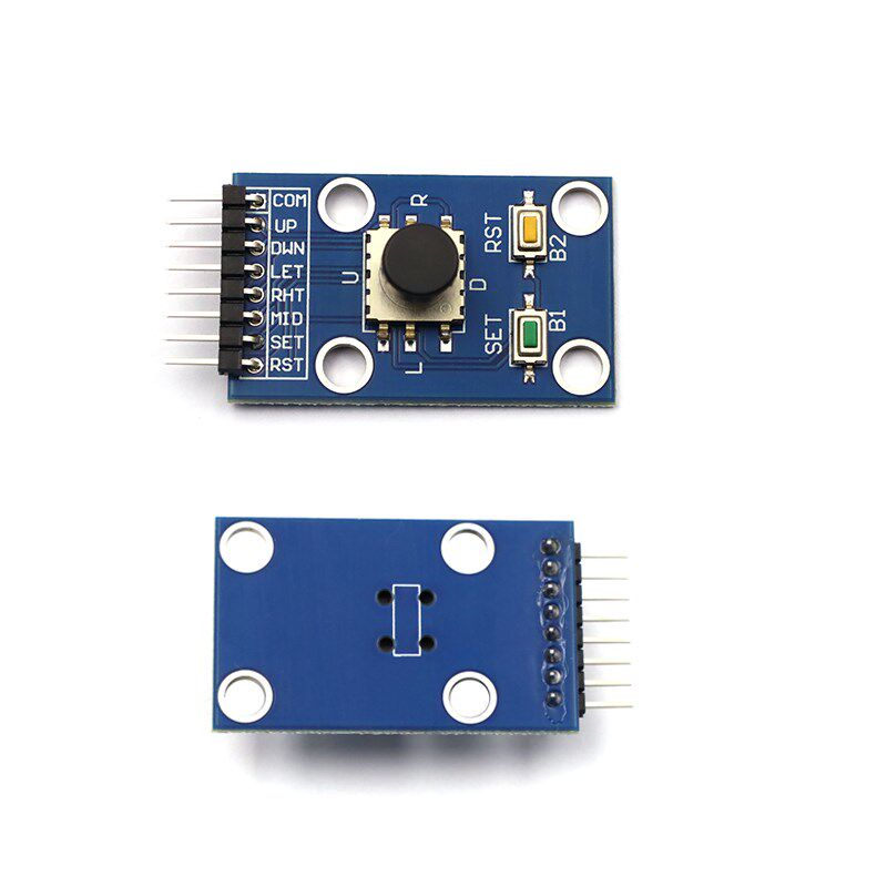五向导航按键模块 5D摇杆 独立键盘 开关按钮模块 单片机模块