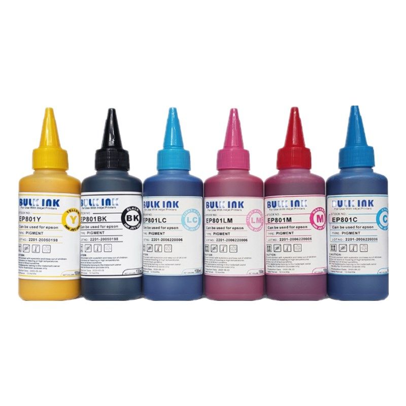EP801百度西颜料墨水适用爱普生打印机通用连供防褪色包邮
