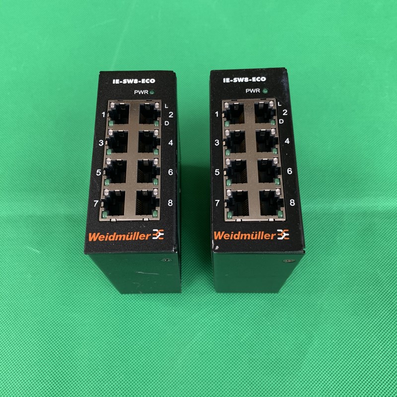 二手拆机原装 Weidmuller IE-SW8-ECO 8829430000 魏德米勒交换机