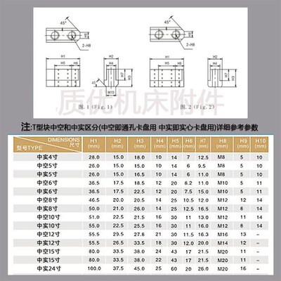 台湾液压卡盘56810寸T型滑块油压软爪梯型块连接块卡盘夹头配件