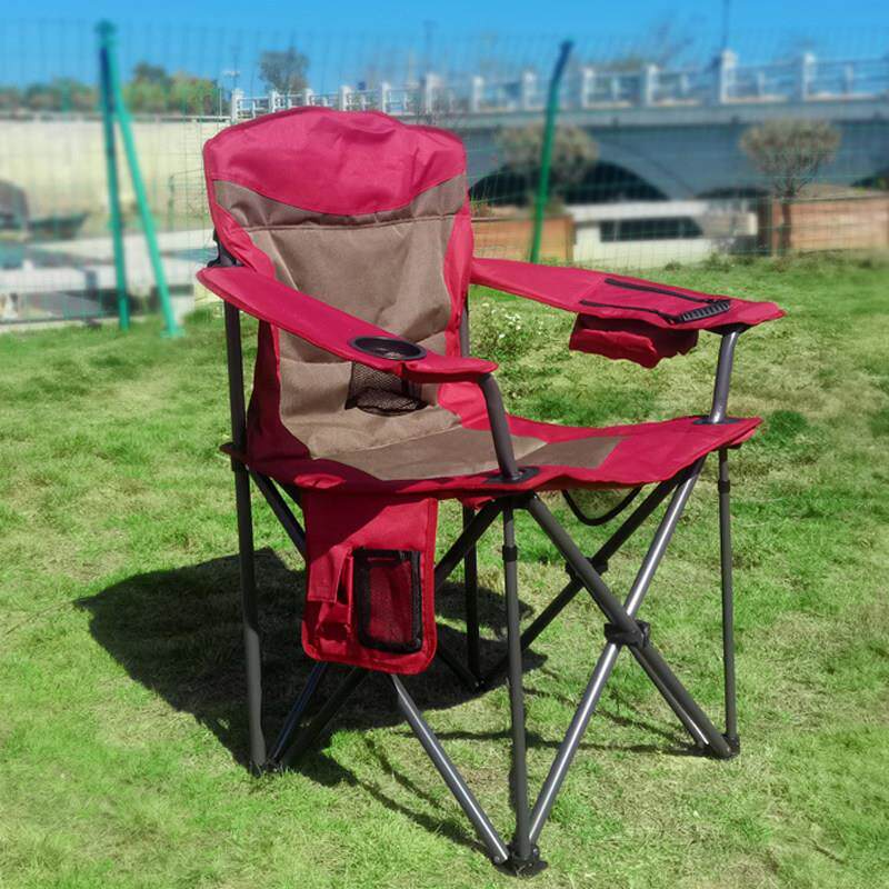 户外可携式折叠扶手椅凳太师椅沙发办公电脑椅钓鱼露营沙滩加棉椅