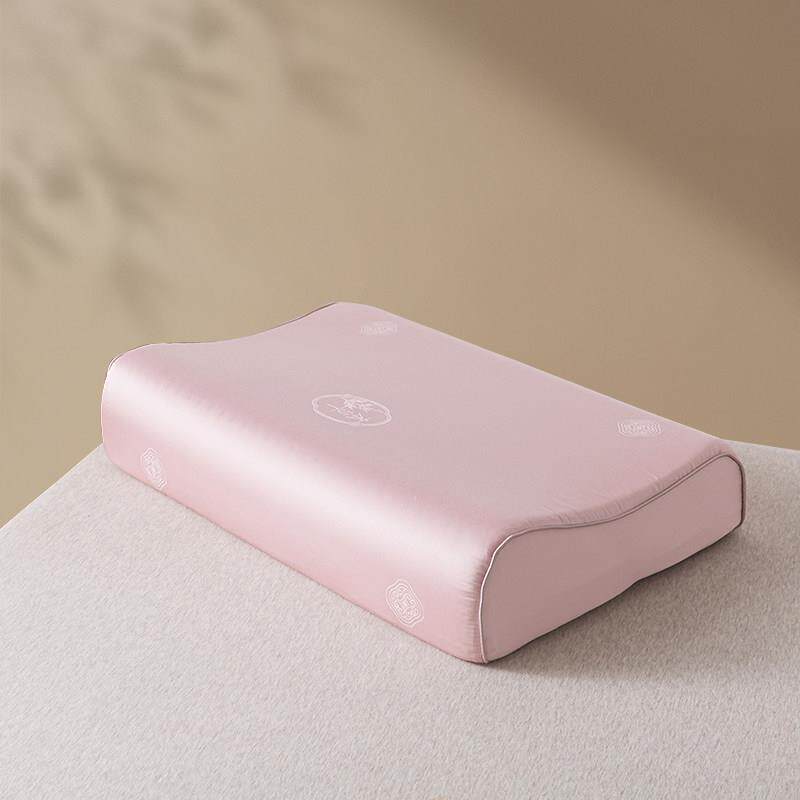 西域老棉匠天然乳胶枕芯护颈椎艾草睡眠家用记忆枕可水洗平滑款