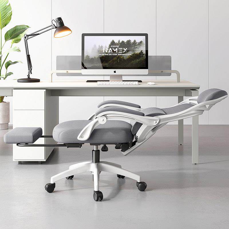 坐躺两用办公椅舒适久坐人体工学办公室可躺平午睡大角度午休椅子