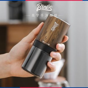 Bincoo电动磨豆机小型家用咖啡豆研磨机手磨便携研磨咖啡机