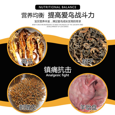 王俊冲A战画眉鸟食斗鸟料提性壮膘饲料比赛鸟粮打彩专用雀王料