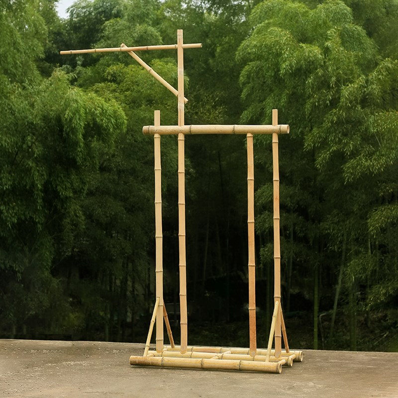 中式古风竹架竹架子灯笼架展示架美陈订婚庆装饰布置造景竹筒竹子