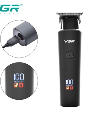 VGR专业O刀头雕刻痕油头渐变电推剪发廊理发师专用推白理发器933