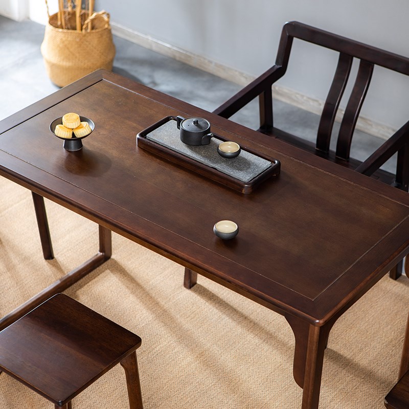 新中式实木茶桌椅组合茶几茶台茶具套装一体简约家用办公室喝茶桌
