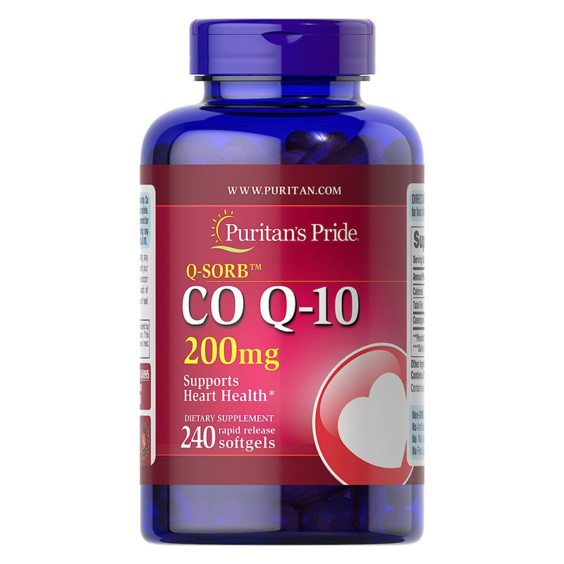 普丽普莱辅酶q10美国原装进口q10辅酶200mg240粒心脏保健品软胶囊
