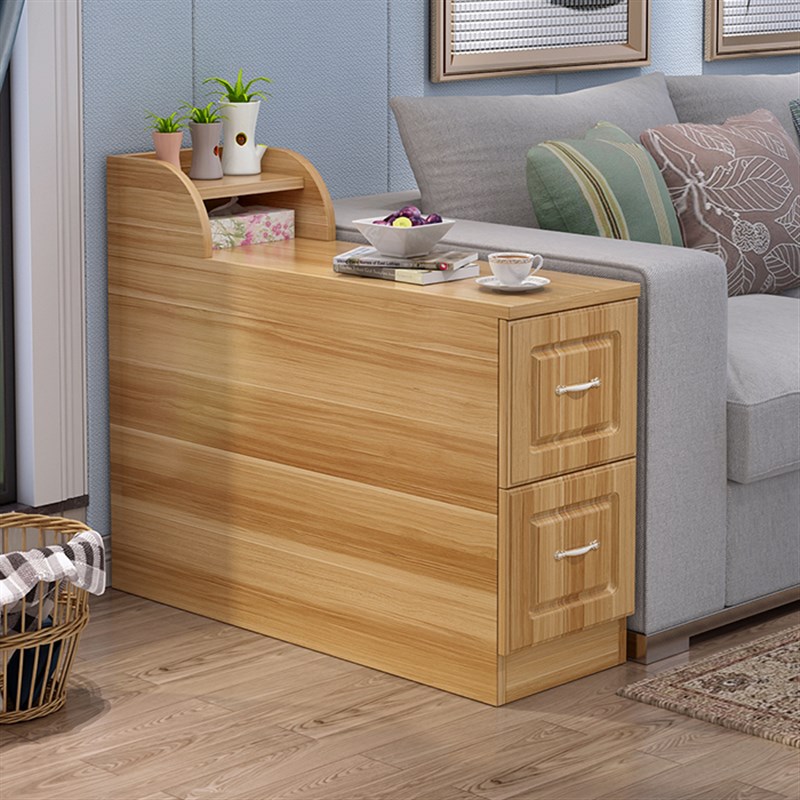 可移动边几轻奢角几沙发边柜侧边柜窄桌客厅北欧储物柜小型扶手柜