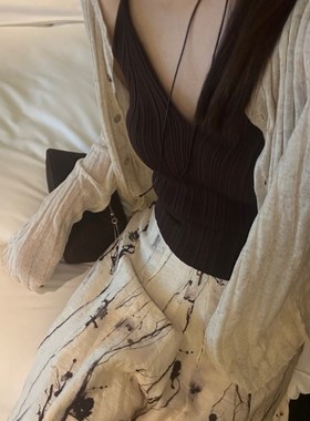 FENG甜甜_薄款坑条针织防晒开衫女夏季新款气质修身显瘦百搭上衣