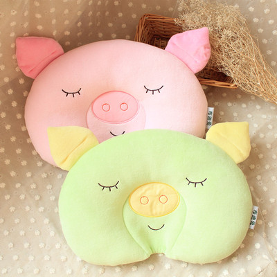 卡通婴儿枕头新生宝宝头型0-1-2-3岁定型儿童枕水洗透气吸汗四季