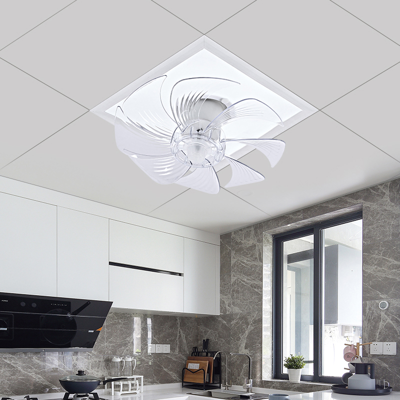 2022年新款风扇灯集成吊顶led平板灯铝扣板面板厨房卫生间嵌入式