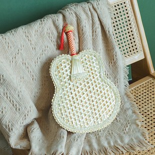 便携古风扇子夏季小扇子夏天团扇蒲扇儿童国风葵扇子老式日式中式