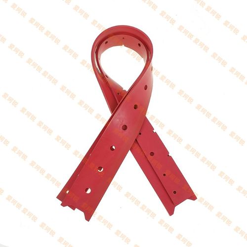 洗地机吸水胶条红色耐磨型 擦地机耐油型胶条 刮条挡皮配件 GT110