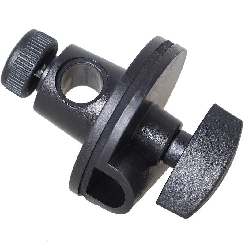 环形金属夹头话筒支架配件三脚落地支架话筒支架横杆夹件旋转配件