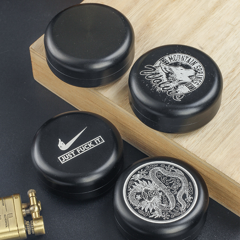 高档密封螺纹烟丝盒金属斗草专用