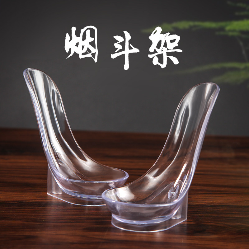 透明塑料烟斗架展示收纳图片