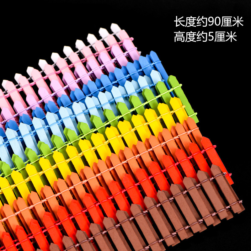 多肉装饰品木篱笆微景观小摆件  盆栽室内迷你围栏90cm长栅栏