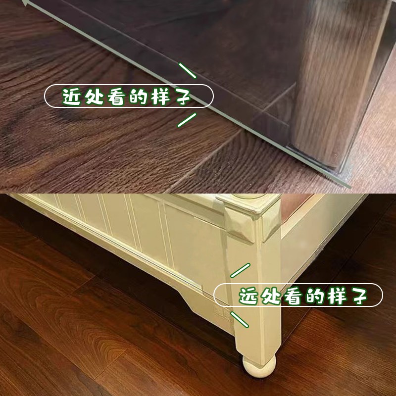 床底挡板防猫防尘沙发底缝隙L型透明隔板桌面亚克力挡条货架档板