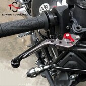 无极 刹车离合牛角手把 摩改装