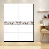 门推拉门定制环保实木生态滑移门现代欧式 卧室衣橱门