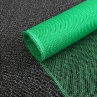 加厚交织纱网自装 无味防蚊虫铝塑门尼龙纱网整卷白绿色