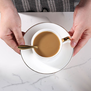 北欧式陶瓷咖啡杯碟套装下午茶具套装小奢华红茶杯子家用咖啡套具