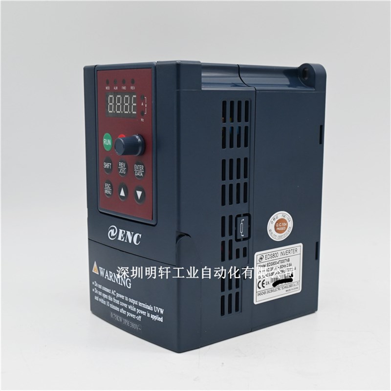 EDS800-4T0007N 易能变频器0.75kw 380V 750W 三相3PH 全新