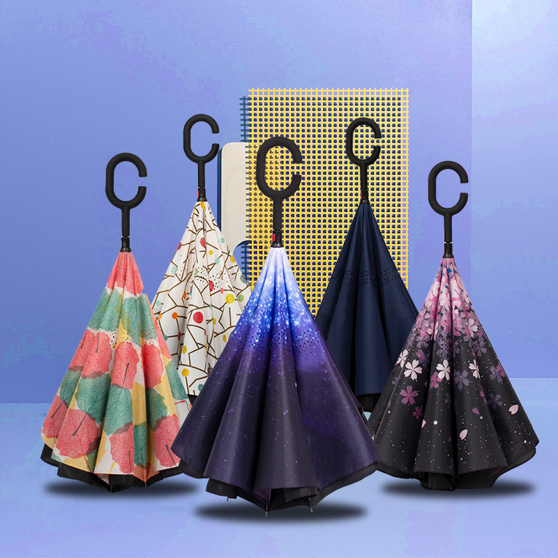 双层反向雨伞男大号全自动长柄超大汽车载伞女晴雨两用双人直杆伞