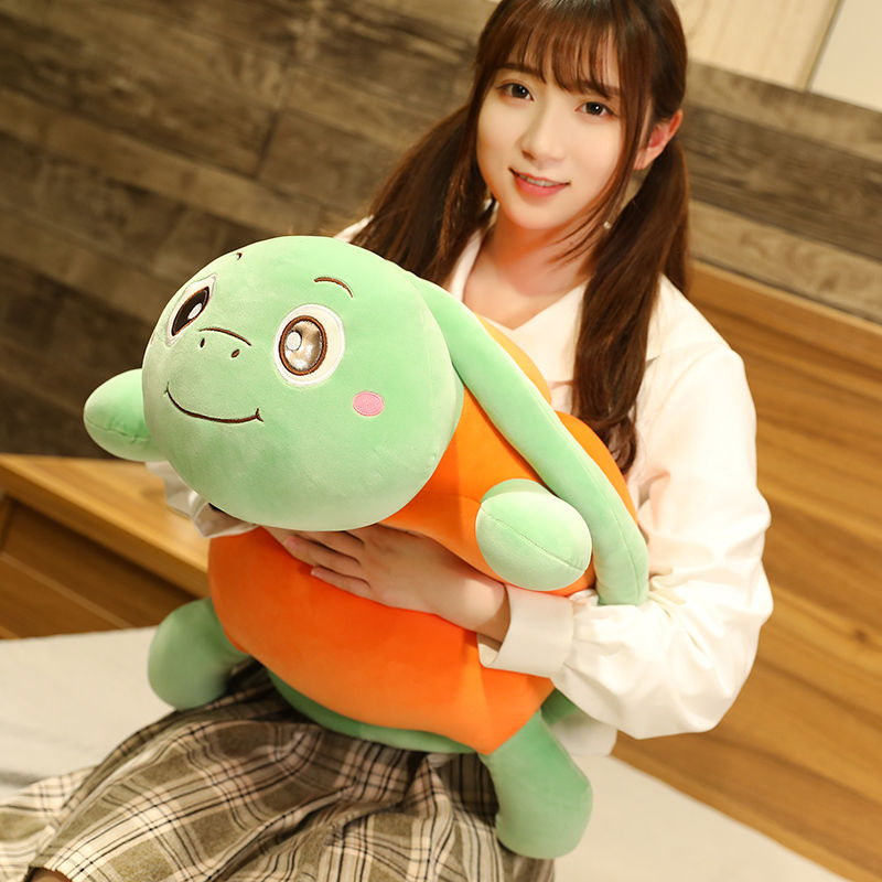 可爱小乌龟毛绒玩具南瓜玩偶睡觉抱枕公仔儿童娃娃女孩生日礼物