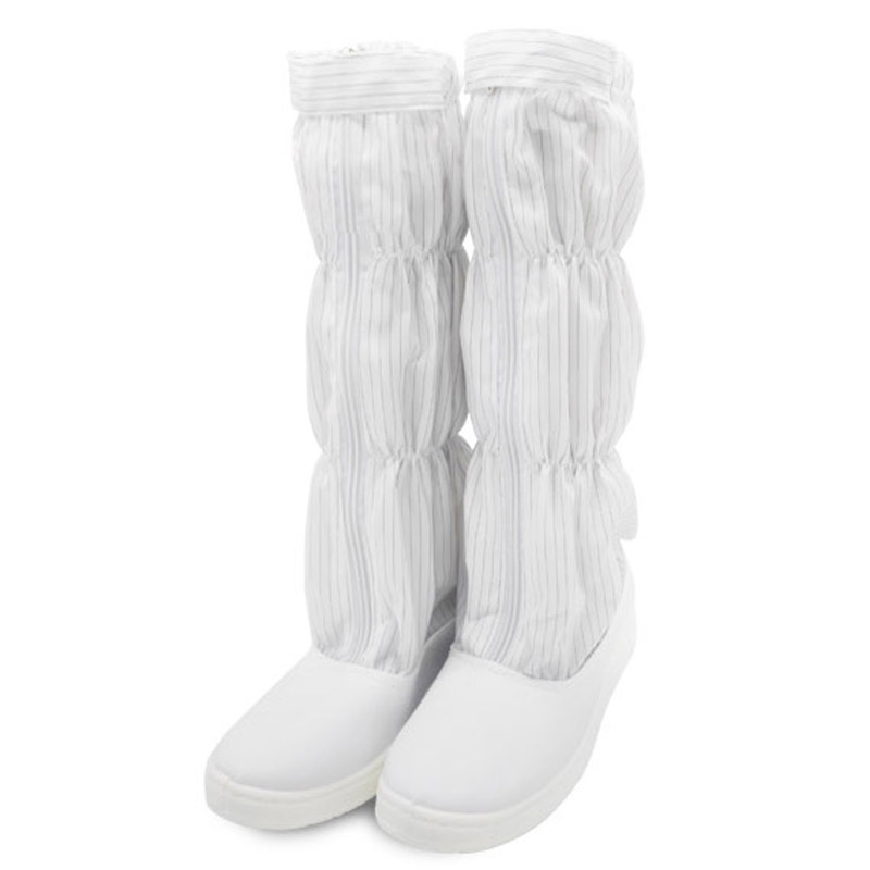 无尘鞋长筒车间软底防静电透气防尘服工作鞋子洁净化室高筒靴女男