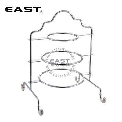 不锈钢三层点心架【EAST东方厨具】