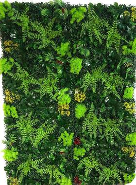 植物墙绿植上墙壁阳台假花草皮墙面装饰绿色人造草坪背景网红